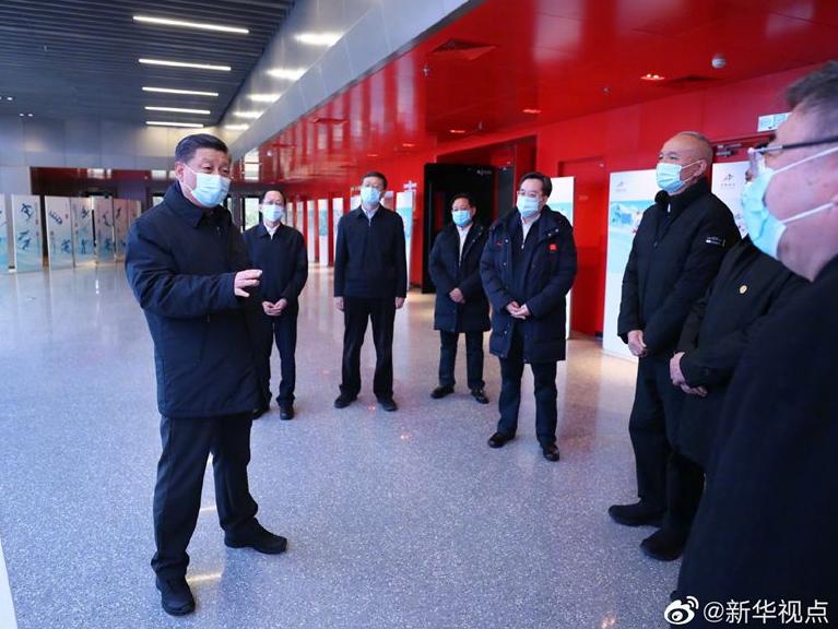 習近平考察北京冬奧會、冬殘奧會籌辦工作